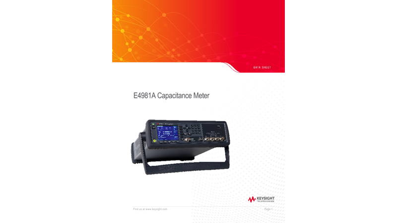 E4981A Capacitance Meter